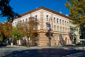 Embassy of France in Zagreb - obrazy, fototapety, plakaty