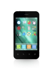 Modern mobile phone.