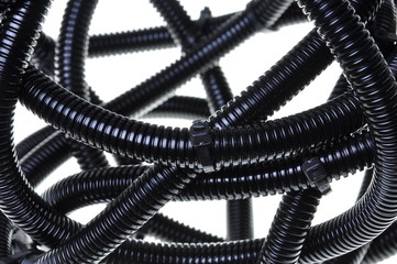 Corrugated pipe for electrical installations