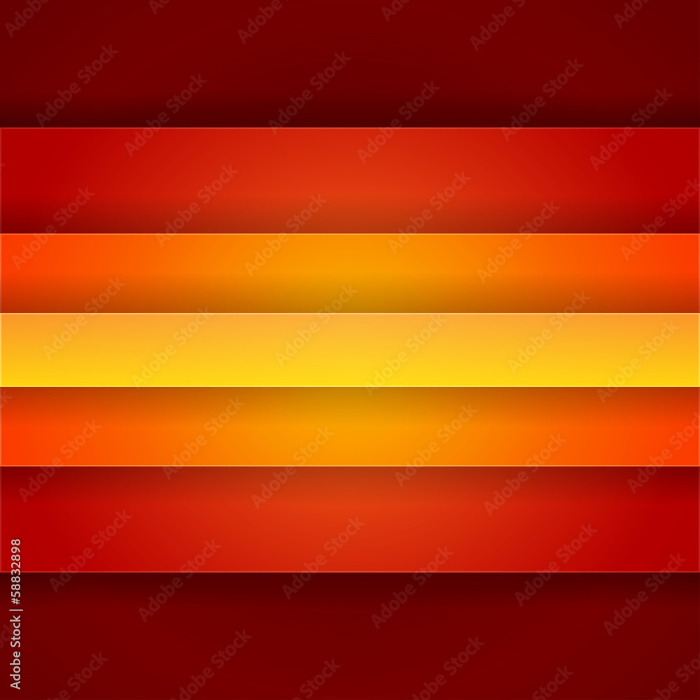 Aufkleber abstract background with red and orange layers