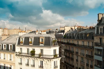Fotobehang daken van Parijs © pixarno