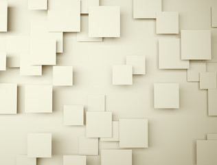3d blank sqaures background