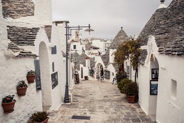 Fototapeta premium Trulli houses of Alberobello, Italy