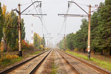 Fototapeta na wymiar Railwat track