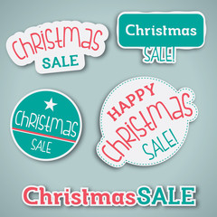 Christmas Sale Label