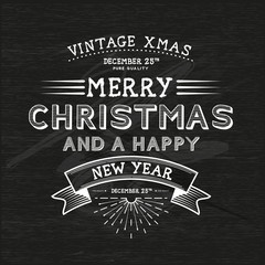 Vintage Christmas Message