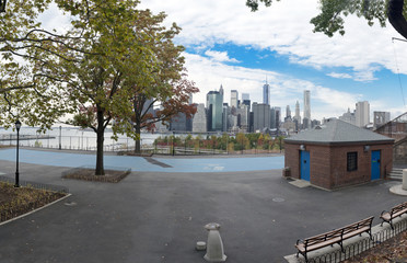 Obraz premium Brooklin Bridge Park New York City