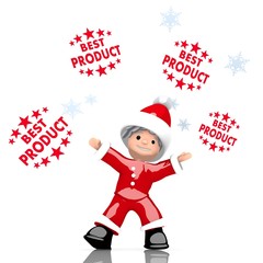 mini santa claus juggles best product symbol