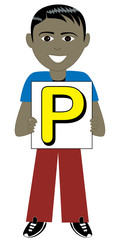 Letter P Boy