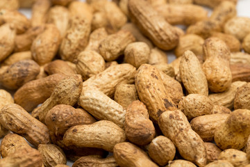 Background of peanuts. macro