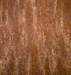 Naklejka premium old rusty iron as a backdrop. texture