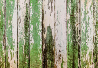 Old wood with old color