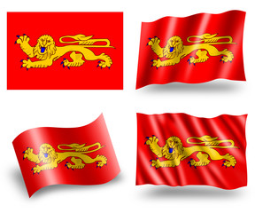 Flag of Aquitaine Region