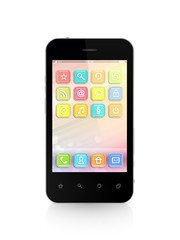 Modern mobile phone.