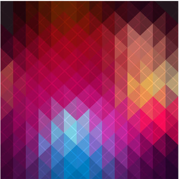Abstract geometric background spectrum