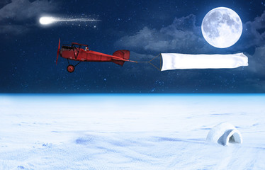 Babbo natale in aereo
