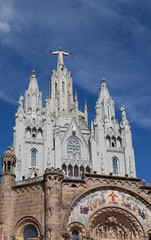 Temple del Sagrat Cor (Church of Sacred Heart). Barcelona. Spain