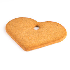 Christmas decoration: heart shaped gingerbread