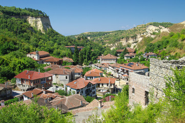 Fototapeta na wymiar Melnik Village In Bulgaria