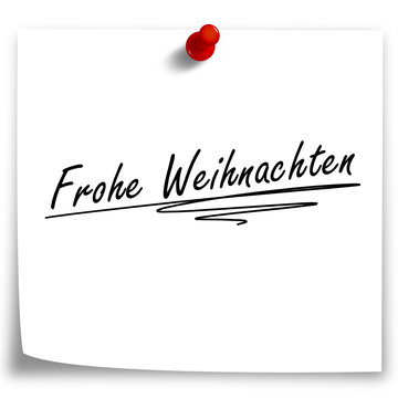 Post-It  Frohe Weihnachten