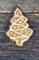 Christmas gingerbread tree