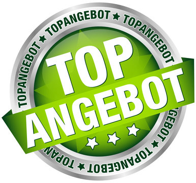 Button Banner "Topangebot" grün