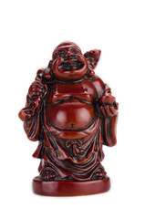 Laughing Buddha stands