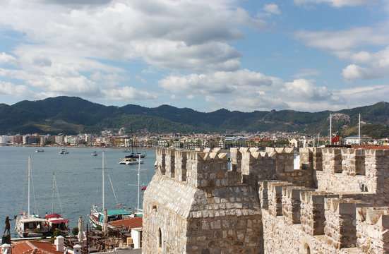 Fortress and Marmaris Marina
