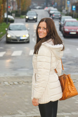 Lady in the city