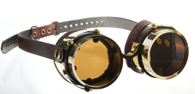 Steampunk Goggles Stock Photo - Download Image Now - Steampunk, Eye, Flying  Goggles - iStock
