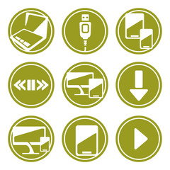 Electronic devices icons