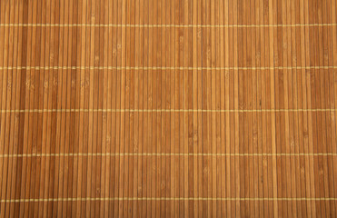 Brown bamboo rug