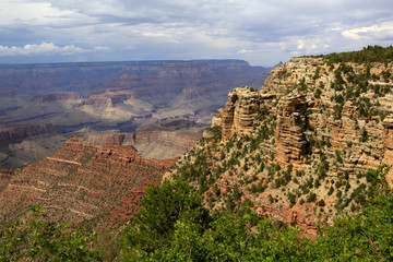point de vue sur le Grand Canyon, Arizona