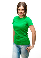 Obraz premium isolated girl