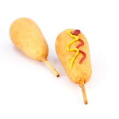 Duo of corn dog