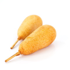 Duo of corn dog