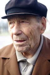 Portrait of senior man