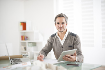 architect working on the office