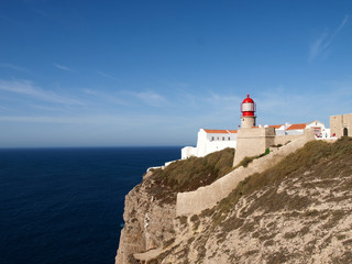 Fototapeta na wymiar Lighthouse Cabo San Vicente