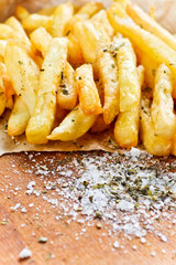 Salted french fries