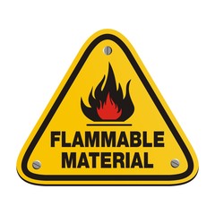 Obraz premium triangle sign - flammable material
