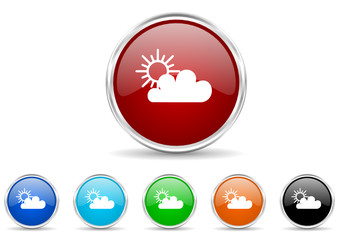 cloud icon vector set