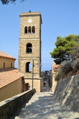Medieval village of Castellabate in Salerno , Italy