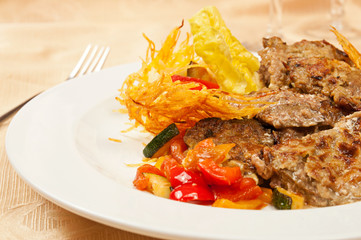 Roasted meat