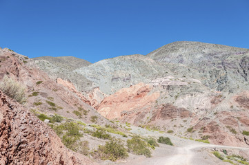 Los Colorados in Purmamarca, Jujuy, Argentina.