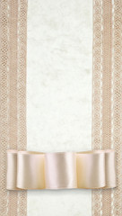 Paper with lacy border