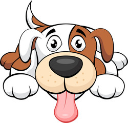 Cute dog cartoon
