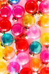 Colorful Christmas balls