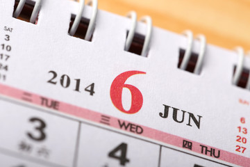 June 2014 - Calendar series
