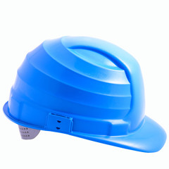 elmetto cantiere blu